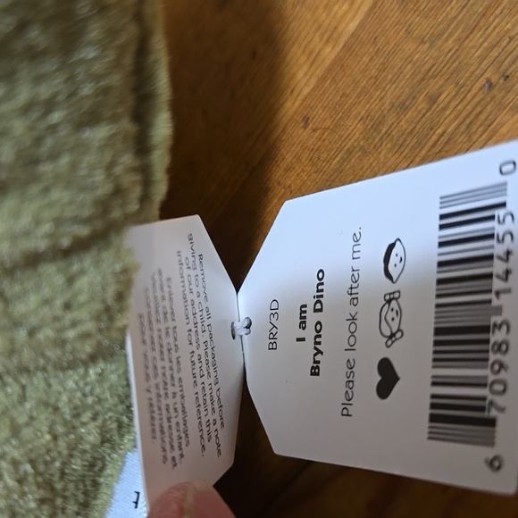 Jellycat Bryno Dino 12" Soft and Plush NWT - Picture 7 of 8